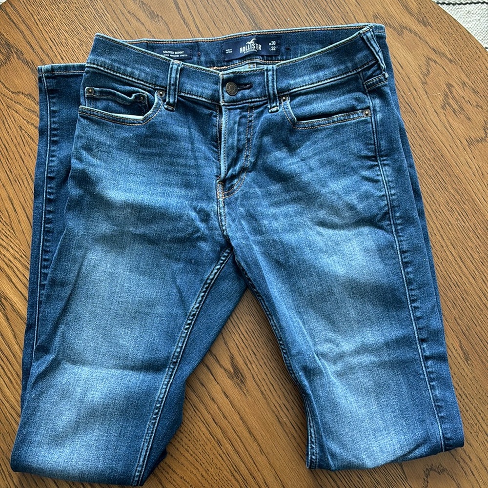 Mens Hollister stacked skinny jeans